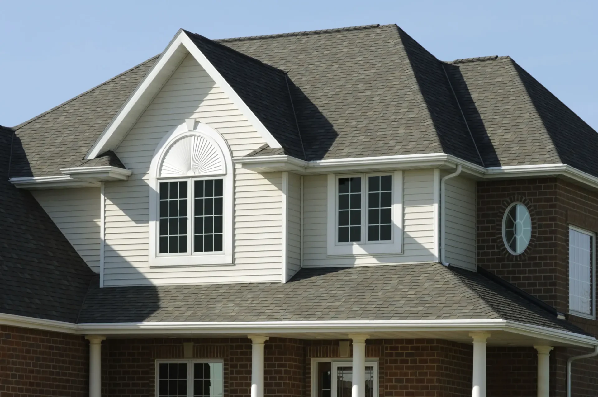 Elegant house with large windows
